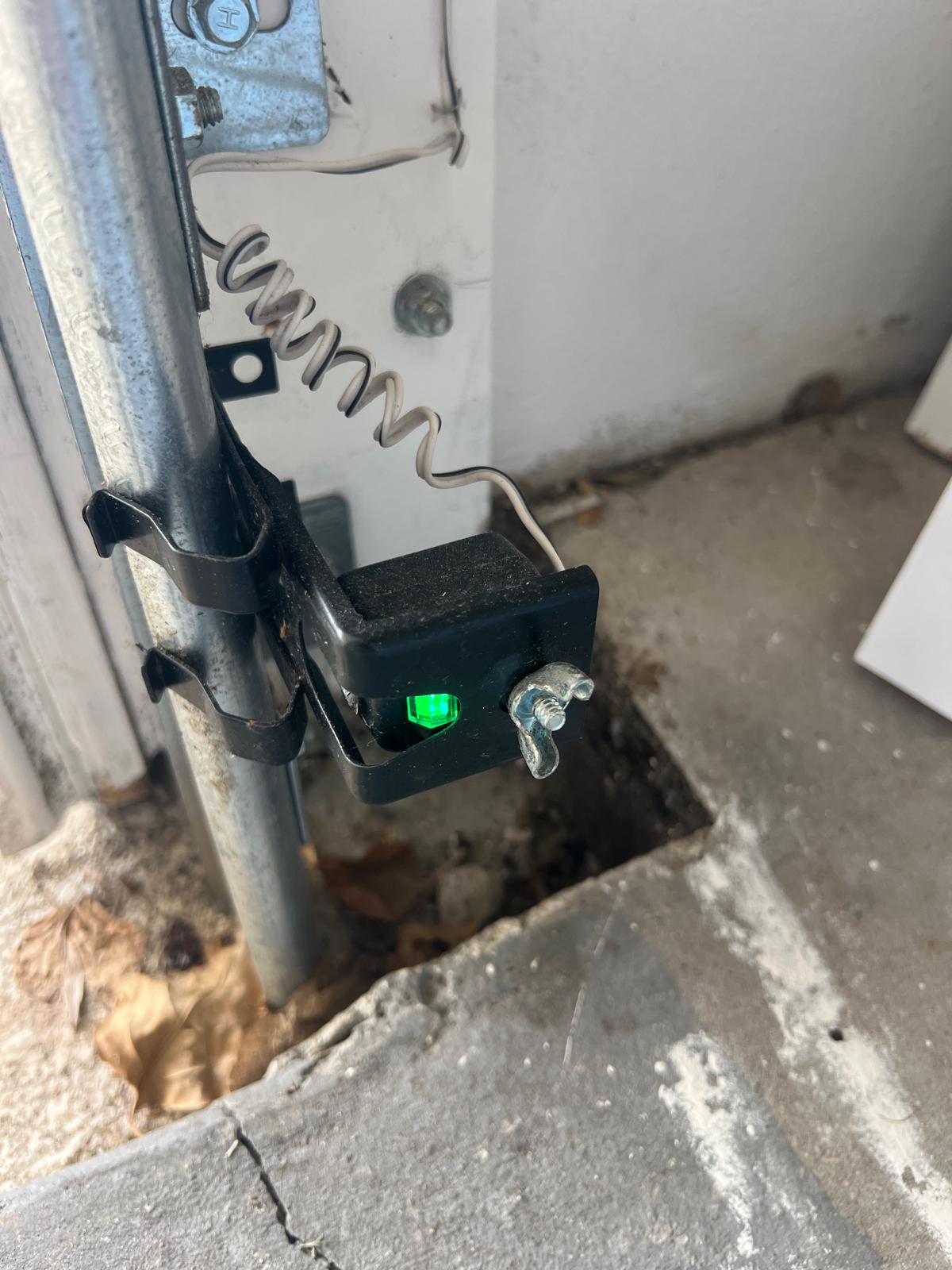 Garage door work in progress